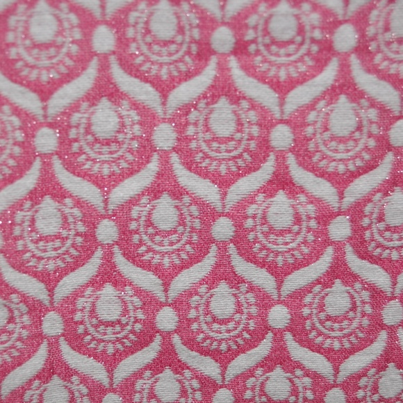 I HEART RONSON Pink Jacquard Sleeveless Dress D7 - Picture 2 of 7